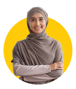 Salama Health Insurance in UAE, Basic Health Plans, image of a guy with heart hands gesture