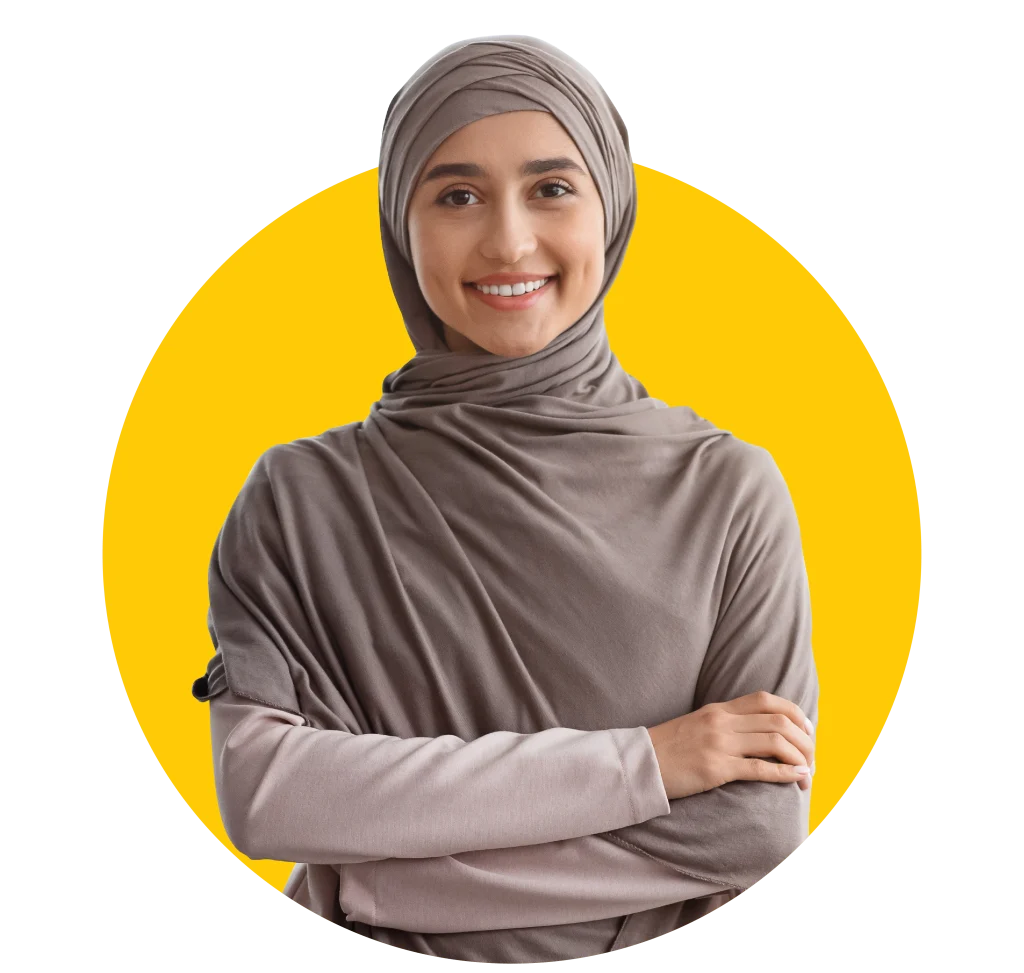 Salama Health Insurance in UAE, Basic Health Plans, image of a guy with heart hands gesture